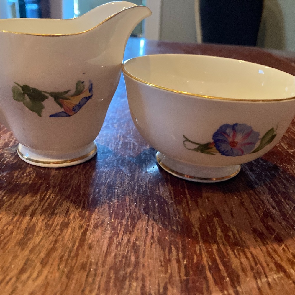 Royal Crownford Creamer and Sugar Set